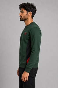 Sudadera de Forro Polar Grueso para Hombre, Cuello Redondo, Manga Larga, Cálida, Informal, para Senderismo, Viajes, Ropa Deportiva, Cómoda - Product Image 4