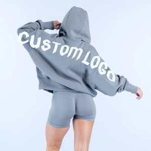 High Quality Summer Autumn Sportswear Tracksuits Pullover Baggy Oversized Jogging Tracksuits Blank Hoodie Jogger <b>Sweatpants</b> <b>Sets</b> - Product Image 4