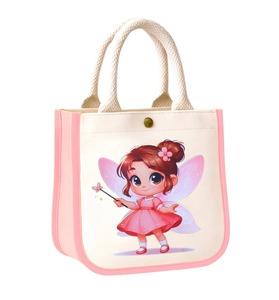 Bolsa de Mano Infantil de Lona Resistente con Diseño de Dibujos Animados, Ideal para la Escuela, Picnic y Viajes, Suministro al por Mayor - Product Image 1