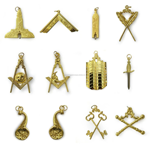 Bijoux de Grand Collar Maçonniques Sur Mesure, Matériaux de Première Qualité, Bijoux de Régalia Maçonniques Personnalisés - Product Image 6