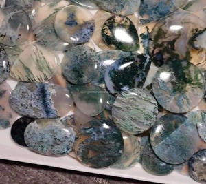 Piedras de Cabujón Sueltas de Ágata Musgosa de Primera Calidad, 100% Naturales, Certificadas por Terceros, Sin Tratamientos, Tamaños Personalizables - Product Image 2