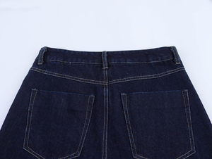 Conjunto Casual de Mezclilla para Mujer, Estilo Retro con Bolsillos, Primavera Verano, Venta al Por Mayor Personalizada - Product Image 5