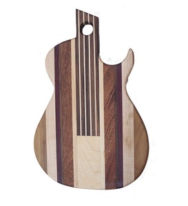 Planche à découper artisanale en bois naturel, planche à découper solide de qualité supérieure, planche de service rustique pour la cuisine, pour la préparation des aliments et la table - Product Image 3