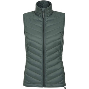 Gilet matelassé sans manches à col montant et capuche pour femme, modèle 2026, très tendance - Product Image 5
