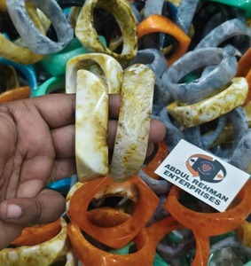 <b>Resin</b> Handmade Chunky Thick Fashion Bangles - Product Image 2