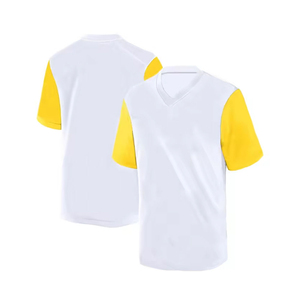 เสื้อฟุตบอลอเมริกันแบบสั่งทำ แขนสั้น พิมพ์ลายด้วยความร้อน สีขาวส้ม ผ้าตาข่าย ป้องกันแบคทีเรีย สำหรับผู้ชาย วัยผู้ใหญ่ โพลีเอสเตอร์ 100% - Product Image 6
