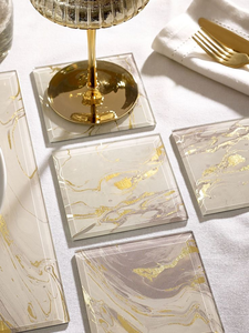 Wholesale New Sltyle Resin <b>Coasters</b> Coffee Cup Resin <b>Coasters</b> Luxury <b>coaster</b> <b>Drinks</b> Mats square Wedding - Product Image 3