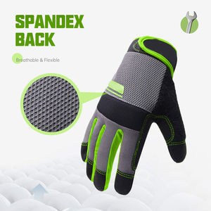 Gants de sécurité mécaniques tendance fabriqués au Pakistan, gants de protection pour le travail quotidien et les chantiers de construction, respirants - Product Image 3