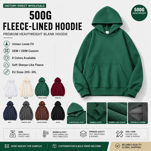 Sudaderas con Capucha Unisex de Alta Calidad y Peso Pesado, Impresión Bajo Demanda, Sudaderas Extra Grandes Personalizadas para Hombre, Sudaderas de Felpa de Algodón para Hombre - Product Image 3