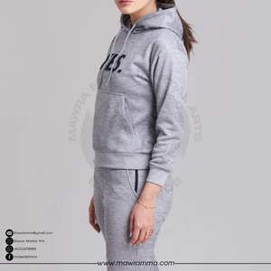 Sudadera Oversize de Streetwear con Logotipo Personalizado, Aplicación de 100% Algodón Felpa de Alto Gramaje, Hombro Caído, Unisex, Invierno, Bolsillo Bordado - Product Image 3