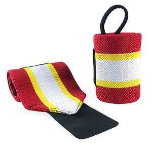 Attelle de poignet respirante pour haltérophilie en coton et polyester, unisexe, robuste, réglable avec fermeture auto-agrippante pour l'entraînement en salle de sport - Product Image 6