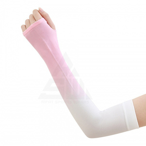 Manchons de cyclisme unisexes noirs, blancs, gris, anti-UV, séchage rapide, anti-transpiration, respirants, protection sportive par compression - Product Image 4