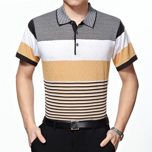 100% Cotton Custom Unisex T <b>Shirts</b> Plus Size Casual Short Sleeves with Custom Logo Breathable <b>Men's</b> Polo T-<b>Shirts</b> - Product Image 3