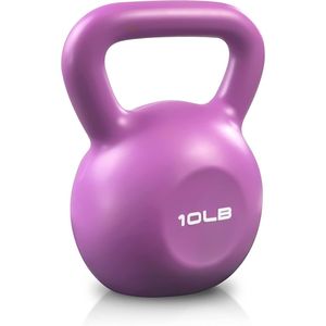 Set de Kettlebells Recubiertos de Vinilo de 10 lb para Mujeres, Entrenamiento de Fuerza en Casa, Pesas para Ejercicio en Casa - Product Image 1