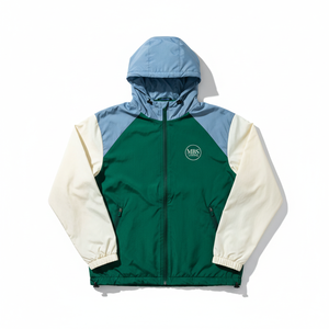 Custom Waterproof Lightweight Hooded Windbreaker Jacket Men's Color <b>Block</b> Outdoor Sportswear Breathable Casual Streetwear Coat - Product Image 6