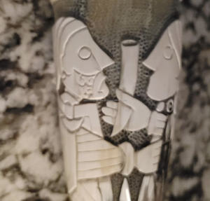 ขาตั้งเหล็กอาเกตทำด้วยมืองานฝีมือจากธรรมชาติทำด้วยมือฮอร์นสำหรับตกแต่ง - Product Image 3