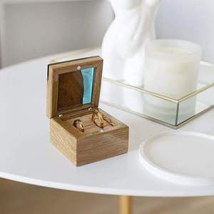 Luxury epoxy and wood <b>ring</b> box Cute resin <b>engagement</b> <b>ring</b> <b>holder</b> Compact personalized <b>ring</b> case for gift By HAND MADE CRAFT - Product Image 1