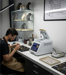 Analyseur XRF de paillasse professionnel, testeur électronique d'or pour la vérification des pièces de monnaie en or - Product Image 5