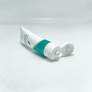 Tube en plastique PE blanc brillant, fabrication directe usine, avec impression offset D19 D22 D25 D30 pour crème et gommage - Product Image 3