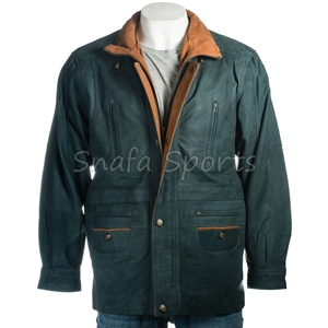 Winter <b>Jacket</b> Elegant Outdoor Winter Warm Thick <b>Sheepskin</b> Lamb Fur Long Shearling Leather <b>Jacket</b> For Men With Fur Design - Product Image 6