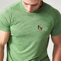T-shirt décontracté en toile pour homme NAVISTA SPORTS, nouveau design, manches courtes, logo imprimé personnalisé, coupe classique, séchage rapide