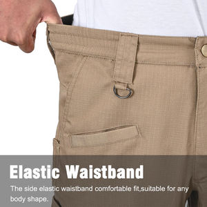 Pantalones de senderismo para hombre, talla grande, de corte recto, estilo cargo, con múltiples bolsillos, informales, para actividades al aire libre. - Product Image 3