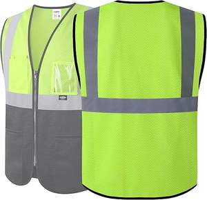 Chaleco de Trabajo de Alta Visibilidad para Hombre, Chaleco de Seguridad Reflectante de Alta Calidad - Product Image 1