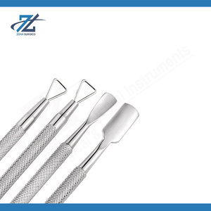 Lime à ongles en acier inoxydable de haute qualité, double face, pour retirer les cuticules, outil de nettoyage pour pédicure et manucure, fabricant Pakistan - Product Image 4