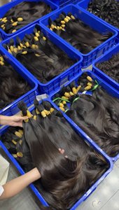 โรงงานขายส่งผมแท้ Lexhair ผมเวียดนามแท้ 100% คุณภาพพรีเมียม 100 กรัม ผมบางแบบเบบี้  ต่อจากผู้บริจาคเพียงคนเดียว ผมแบบเป็นมัด - Product Image 6