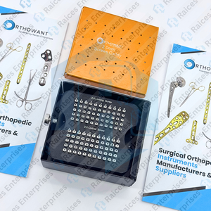 Tornillos Autoperforantes y Corticulares de 2.0mm, Caja de Almacenamiento de Aleación de Aluminio, Instrumento Quirúrgico Veterinario Ortopédico con Certificación CE - Product Image 3