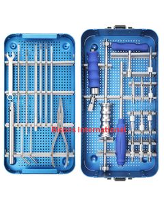 ชุดเครื่องมือถอนตะปูเหล็กในกระดูก BISONS Wholesale Intramedullary Nail Extraction Instrument Set – ชุดอุปกรณ์ผ่าตัดสำหรับการถอดตะปูเหล็กในกระดูก - Product Image 2