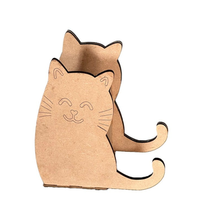 Porte-stylo en MDF personnalisé par sublimation, idéal pour étudiants, rangement de bureau, armoire, ou comme étui de rangement pour fournitures de bureau sur le bureau. - Product Image 1
