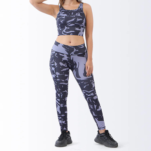Conjunto Deportivo para Mujer 2026, Sin Costuras, para Entrenamiento, Fitness, Personalizado, Sujetador Deportivo y Leggings 3/4, Ropa para Correr y Hacer Ejercicio - Product Image 4