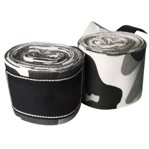 Bandages de main en mélange de coton doux avec boucle pour le pouce et fermeture à crochet, bandages de main légers pour la main et le poignet - Product Image 2