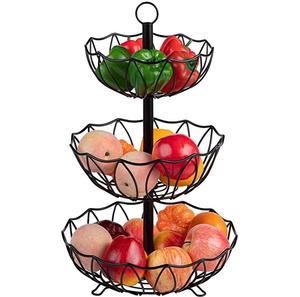 Cesta de Frutas Metálica de Primera Calidad para Cocina y Exhibición en Tiendas, Disponible a Precio Económico para Exportación al por Mayor - Product Image 1