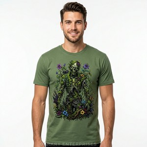 Camisetas Personalizadas para Hombre, Diseño Gráfico Glitch Tech Zombie, Tela de Algodón, Ropa Urbana, Camisetas para Hombre, Suministro Directo del Fabricante - Product Image 4