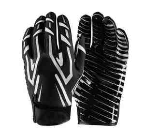 Gants de football américain personnalisés à écran tactile, qualité supérieure, durables, haute adhérence, antidérapants, légers, imperméables, en latex - Product Image 2