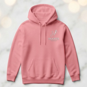 Sudadera con Capucha Hooper de Alta Calidad, Color Rosa Bebé, para Hombre, Invierno, Transpirable, de Secado Rápido, Forrada de Poliéster/Algodón - Product Image 1