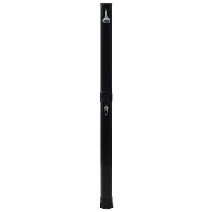Grande douche solaire pliable d'extérieur noire en PVC résistant aux UV - Product Image 3