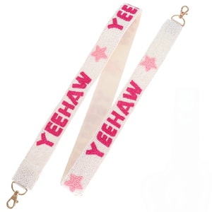 Sangle de sac à main brodée en coton, motif animalier Tigre à rayures, style audacieux quotidien, perlée, personnalisable, faite à la main, pour filles, pour le jour du match - Product Image 6