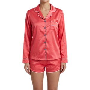 Conjunto de Pijama de Satén para Mujer, Elegante y Cómodo, Dos Piezas - Product Image 3