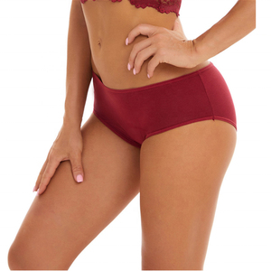 Braguitas de Cintura Alta para Mujer, Tejido Sin Costuras, 100% Algodón, Sólidas, Casuales, Ajuste Cómodo, Transpirables, Secado Rápido, Diseño Ligero, Uso Diario - Product Image 5