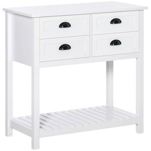 Credenza da Cucina, Tavolo Console, Mobile Bar e Caffetteria con Vano Portaoggetti - Product Image 6