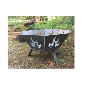 Large Size Farmhouse Garden Cooking Kadai Picnic <b>Camping</b> Handcrafts Sheet Iron Freestanding Fire Pit Outdoor Accessories - Product Image 5