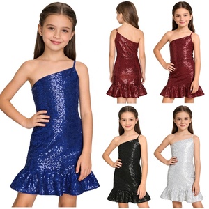 8-14 <b>Kids</b> Girls Mini Dress Bodycon Dress <b>Party</b> Gown For Birthday Wedding <b>Parties</b> Pageant Latest Children Dress Designs Wholesale - Product Image 1