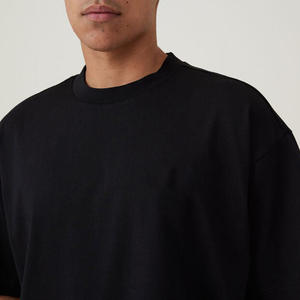 Camiseta Personalizada para Hombre, Estilo Urbano, 300 g/m², Corte Cuadrado, Alta Calidad, Oversize, 100% Algodón, Cuello Redondo, Estilo Vintage - Product Image 3