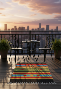 Tapis et chemins de table en peluche de coton à motifs floraux faits à la main, design moderne, lavables en machine, réversibles, logo personnalisé, personnalisables, pour le voyage - Product Image 3