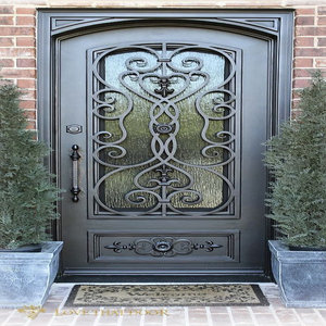 Elegantes Puertas de Seguridad de Acero y Colección de Puertas de Hierro Forjado Personalizadas: Protección Definitiva para el Hogar con Hermosos Diseños Artísticos - Product Image 4