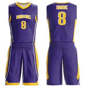 Uniforme de Baloncesto Sublimado Personalizado Hecho en Pakistán, Unisex, Sin Mangas, Anti-UV, Antibacteriano, 100% Poliéster Malla, Tallas Grandes - Product Image 2