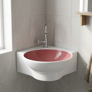 Vistaar Luxury Square Handcrafted Porcelain Art Ceramic Wash Basin For Hospital Use - Product Image 3